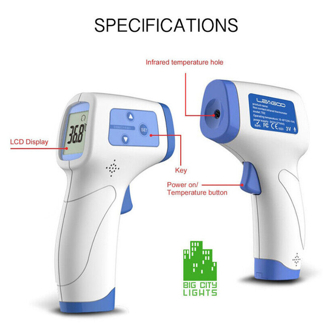 Non-contact Forehead Body Infrared Thermometer - NEW! in Health & Special Needs in Regina - Image 2