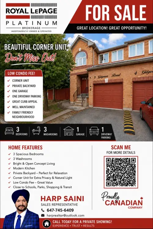 Welcome to Beautiful Two-Story 2 Gilgorm Rd, a spacious corner-unit townhome offering a rare combina...