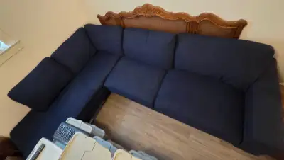 Sectional Sofa "Campbell" Left Blue, View more