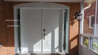 Front Entry Door Double TwoSidelites  Installation, View more