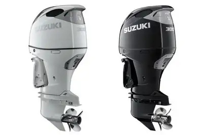Moteurs Suzuki neufs de 2.5 à 300 Hp Plusieurs modèles disponibles. Garantis 5 ans.