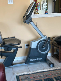 Stationary bike by Nordic Track New condition.