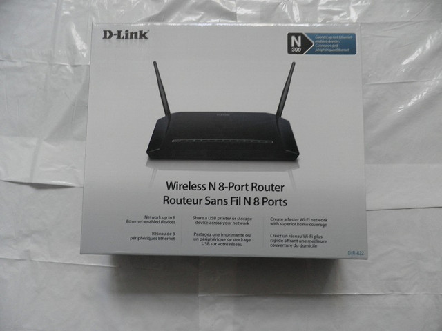 D-Link 8 Ports N300 wireless router | Networking | Burnaby/New Westminster  | Kijiji