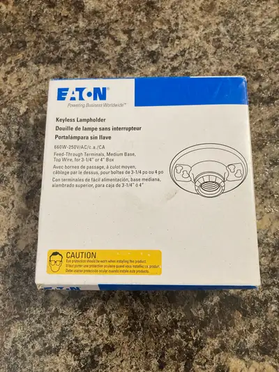 Eaton Keyless Lampholder, View more