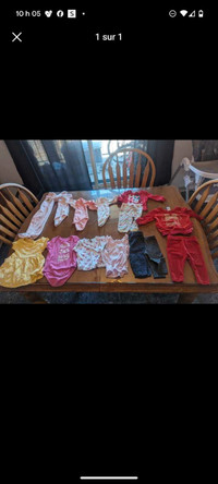 Lot vêtements bébé fille 3-6 mois