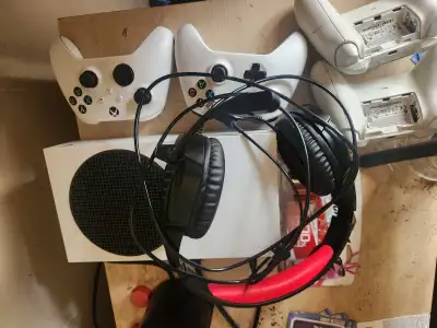 Xbox series S with accessories, View more