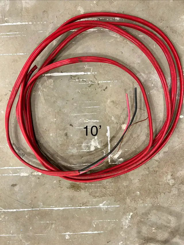 10 ft 10/2 Electrical Cable (Red Jacket65565410234242120