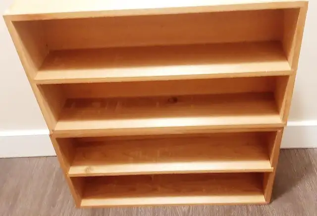 Wooden Curio Shelving, Set of Two in Bookcases & Shelving Units in Calgary - Image 4