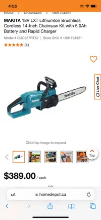 Chainsaw sale ! Brand new ! Negotiable prices 