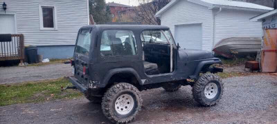 Parting out a 95 yj