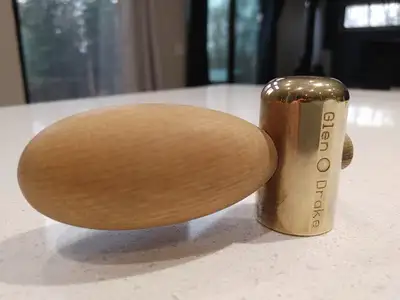 Glen Drake Hammer for chisel work - unique and discontinued, View more