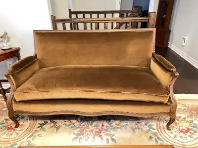 sofa and two chairs , View more