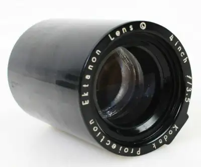 Kodak Ektanon Projection Lens ( f3.5 4inch) VINTAGE . like-NEW, View more