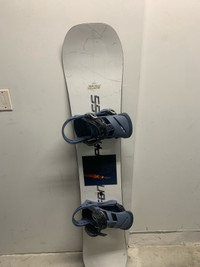 Burton Snowboard + Ride Boots + Ride Bindings (Size 12 US)