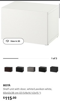 BESTÅ shelf, black-brown, 56x36 cm (22x141/8) - IKEA CA