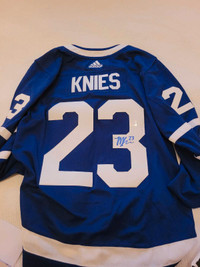 Matthew Knies - TML Signed Jersey with COA 