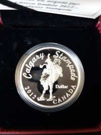 2012 pure silver $1 - 100 Ann. Calgary Stampede