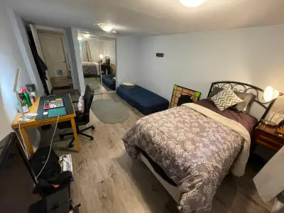 Private basement bedroom available for rent in a clean, quiet 5 bedroom, 2 bathroom house in Waterlo...