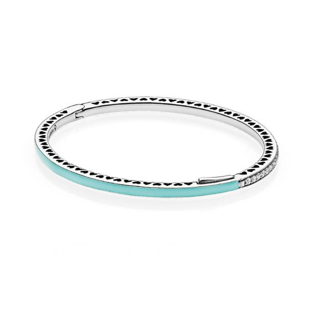 Teal Pandora Bangle retired  in Jewellery & Watches in Medicine Hat