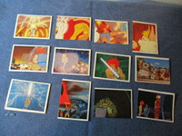 13 VINTAGE THUNDERCATS STICKERS-PANINI-1986-COLLECTIBLE!