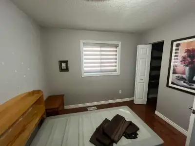 This bright and comfortable private bedroom is available for rent in a clean, well-maintained home f...