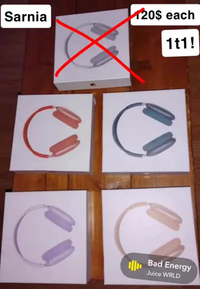 AirPods Max style headphones , View more