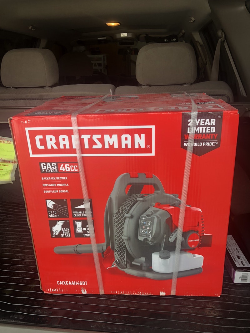 Backpack Blower c/w Transferable Extended Warranty Lawnmowers & Leaf Blowers Calgary Kijiji