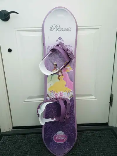 Kids Disney Barbie Snowboard with bindings Length 95cm , View more