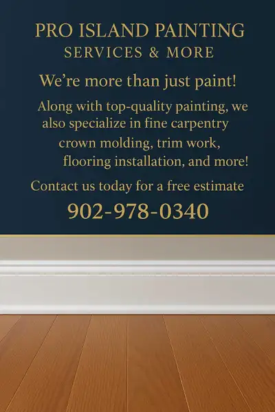 Pro Island Painting Services and MORE (902)978-0340 MORE, View more