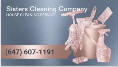 sisters cleaning company (647) 607-1191, View more