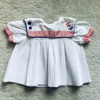 Newborn/ 0-2 Months Sailor Dress