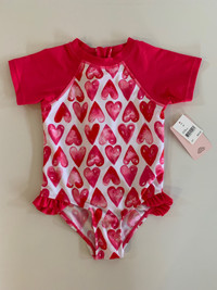 NEW toddler girls swim suit (size: 4T) 