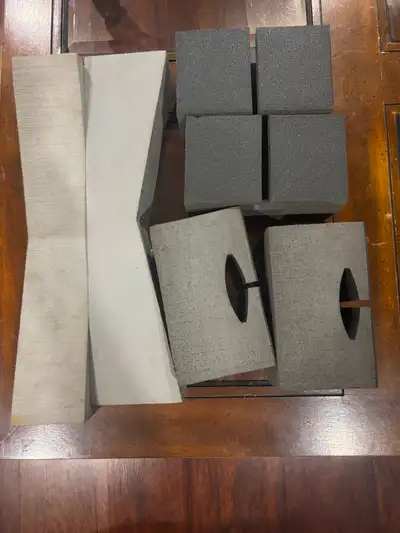 Strong foam canoe and kayak transport blocks for your vehicle. Rectangular blocks are designed for c...