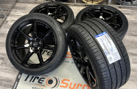 19" WORK EMOTION Style Rims & EV Tires 255/45R19 - Tesla Model Y