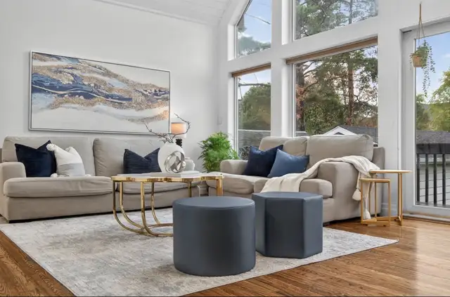 Sofa (Structube) 3 & love Seat: $525 in Couches & Futons in Markham / York Region - Image 2