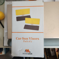 Mobi Lock Car Sun Visor 2 pack. Brand New