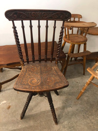 Odd antique chair