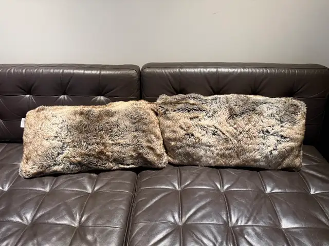 Pillow decor fur 2  in Home Décor & Accents in City of Toronto - Image 3