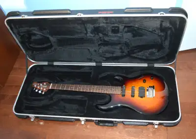 Ernie Ball Music Man Luke 2 Solid Rosewood Neck-Vintage Sunburst, View more