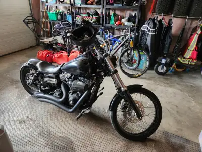 custom 2012 FXDWG 15000km 103 engine. Almost all work completed at Afterdarks shop. Looking for $160...