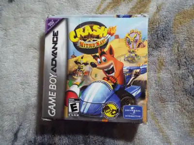 GAMEBOY ADVANCE CRASH NITRO KART CIB