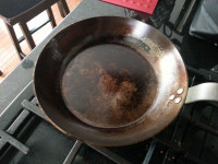 Looking for old frying pans and cast iron pans and skillets