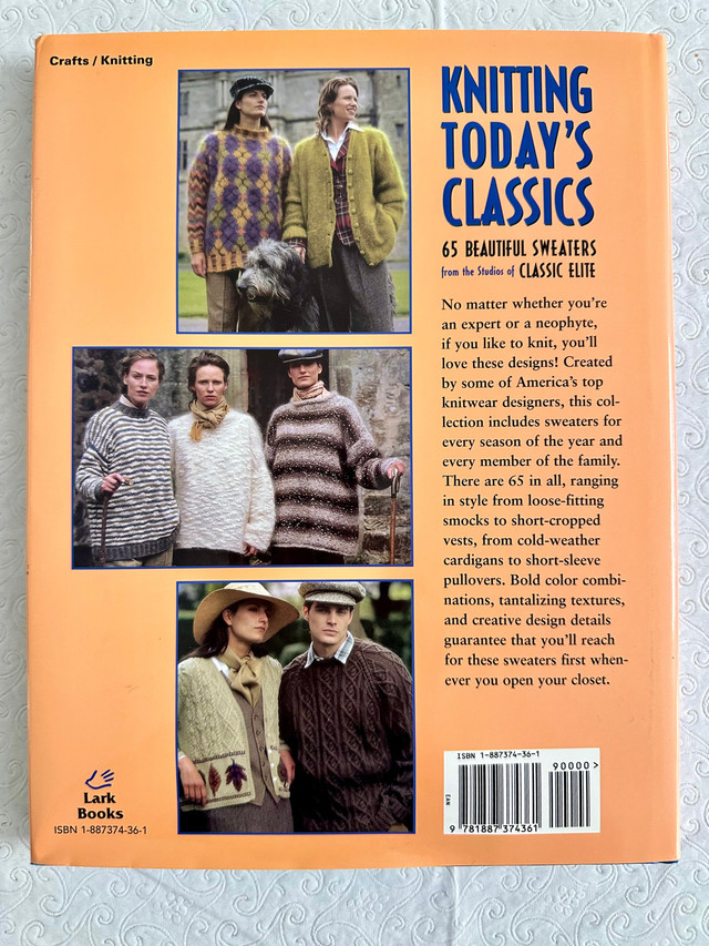 New Hardcover Book - Knitting Today’s Classics 65 Sweaters in Textbooks in Kitchener / Waterloo - Image 2