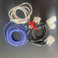 DVI cables and cat5 patch cables