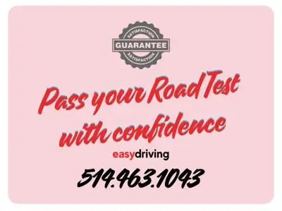 Examen routier SAAQ : Cours de conduite sur circuit d'examen, View more