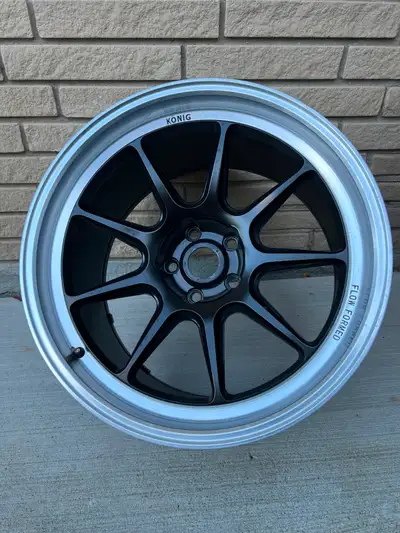 KONIG 19"x 11” Alloy Rim, 5 x 114.3. in very good condition.