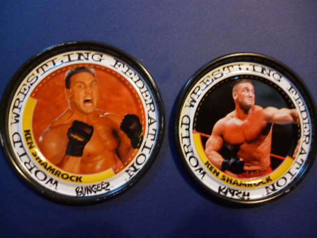 Ken Shamrock Katch medallions x 2 WWE UFC in Arts & Collectibles in Peterborough