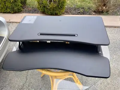 TechOrbits Standing Desk Converter - 32 Inch Adjustable, View more