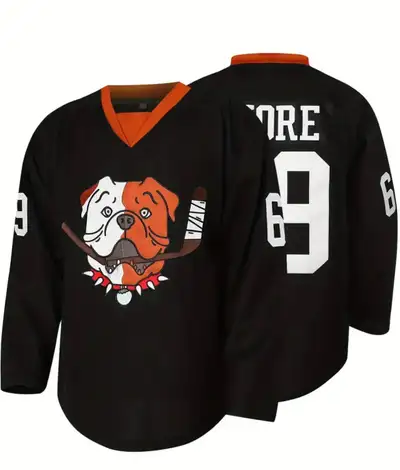 High Quality, Embroidered, Beer League Team Set of Jerseys. Bulldogs Shore #69. Brand new in package...