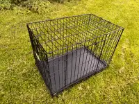 30 in Dog Crate, Double Door Medium Dog Cage
